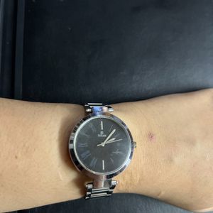 Titan Analog Watch Silver For Women