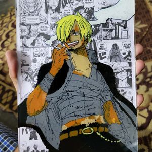 Sanji Anime Manga Glass Paint