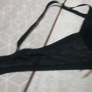 Padded Black Bra