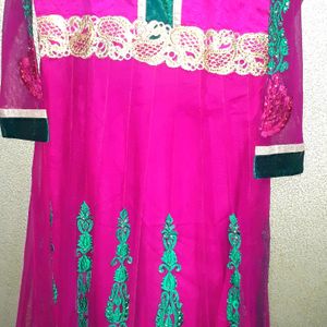 New Majenta Anarkali