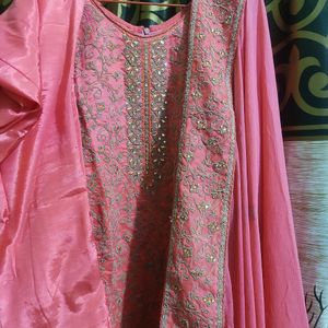 Suit With Dupatta And Pant