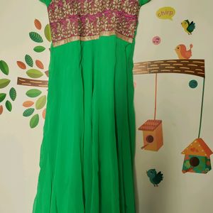 Beautiful Green Pink Combination Top