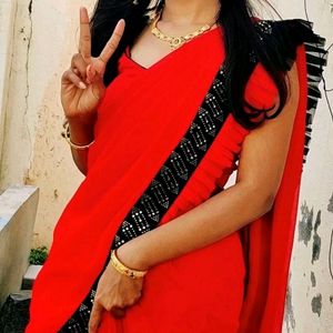 Fancy Red Sarees