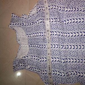 SleevLess Nevy Blue Kurti Small Size Available