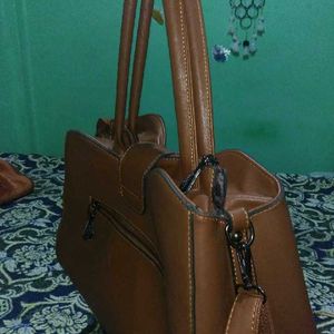 Brown Coffe Leather Purse