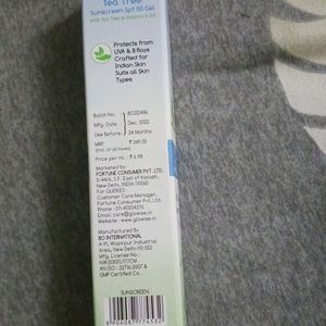 Glowise Tea Tree Sunscreen Spf 50 Gel