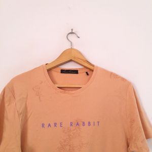 Peach Printed T-Shirt (Men's)