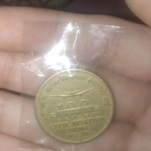 5rs Civil Aviation India Coin