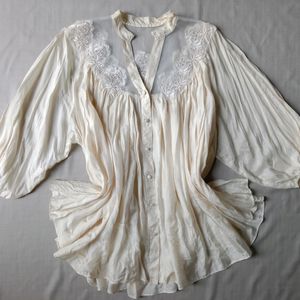 New Vintage Pinterest Embroidery Blouse