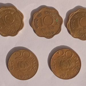 Coins - Set Of 5 - India