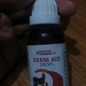 Derm Aid Drops For Veterinary Use. Seal Pack