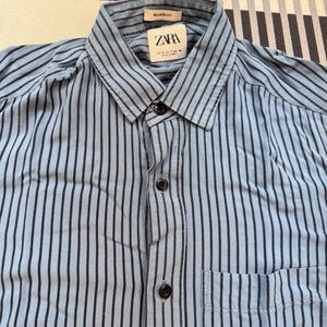 New ZARA Mens Shirt Half-sleeve Original Branded