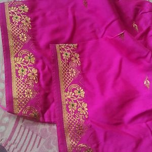 💖💜Beautiful💟 Saree  With Beautiful Blouse💜💖