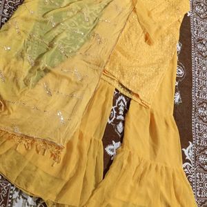 Woman Haldi Wedding Suit.