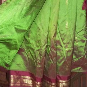 Pure Handloom Pattu Wedding Saree.......G