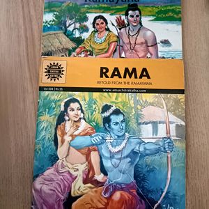 Valmiki's Ramayana- Amar Chitra Katha (SET OF 2 BOOKS)