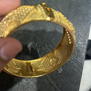Gold Plated Bangles (Kada)