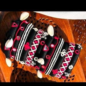 Red And Black Bangles 🖤❤️