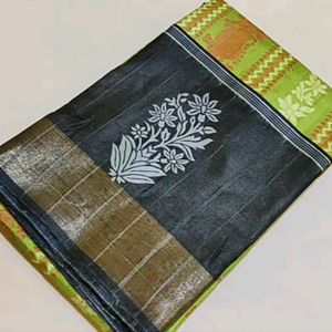 Semi Kanchi Silk Saree