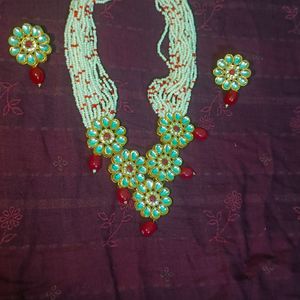 Fancy, Jewellery, Necklace Set , Pearls Jewellery, Fancy Jewellery,Partywear Jewellery, Trending Jewellery