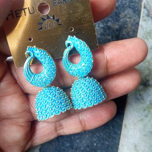 Peacock Degin Earring