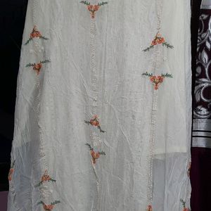 Beautiful Kurti Pant With Full Emboidery Dupatta