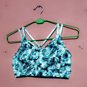 Criss-Cross Gym Bra For Girls