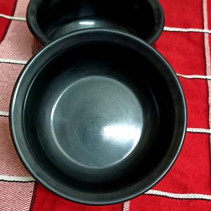 Black 🖤 Melamine Bowl 🥣 (2pcs)