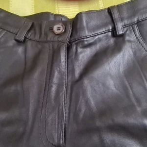 Pure Genuine Black leather pants