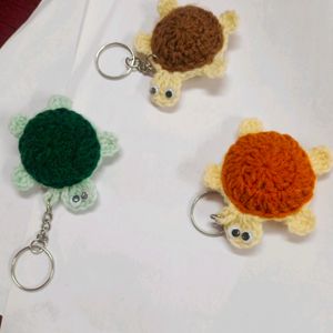 Handmade Crochet 🐢 Keychain