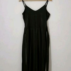 Black Strap Jumpsuit. BUST SIZE-upto 36