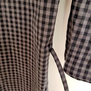 Black Checkererd Tunic