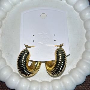 Anti Tarnish Hoop Earrings