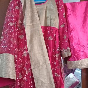 Net Material Fully Stitched Suit..