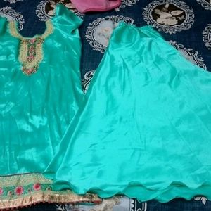 Circular Plazo Suit Without Dupatta