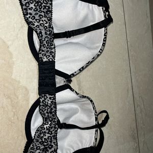 Beautiful Leopard Print Padded Bra