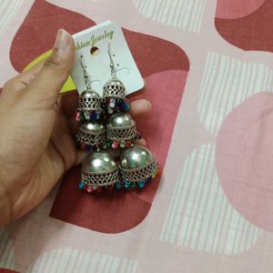 Layered Jhumkis