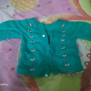 Green Baby Sweater