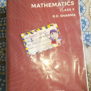 Mathematics RD Sharma Class X