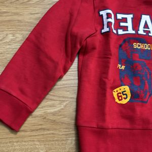 Kids Red Sweatshirt