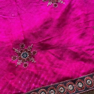 Pure Georgette Lehariya Saree