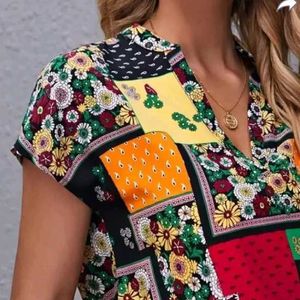 Casual Printed Women Multicolour Top