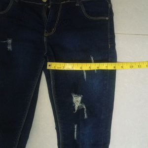 Combo Of Navy Blue Jeans With Different Pattern