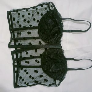 Newme Corset Top, Corsettop, Old Fashion,Polka Dot