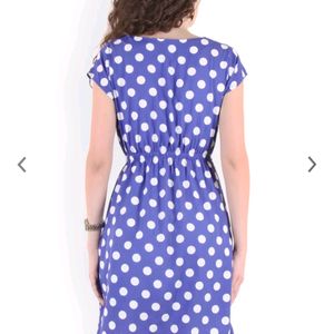 Blue Polka Dot Dress