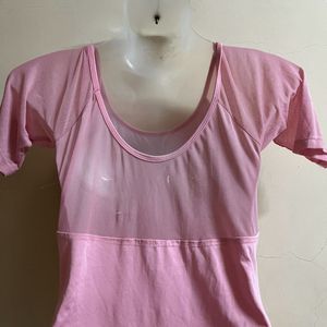 Korean Padded Baby Pink Play Suit