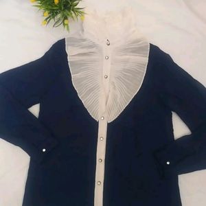 Korean Ruffle Shirt