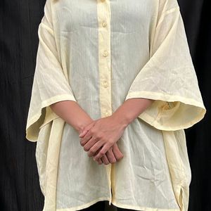 Butter Yellow Oversized Shirt