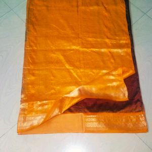 Maroon Colour Pure Gadwal Saree