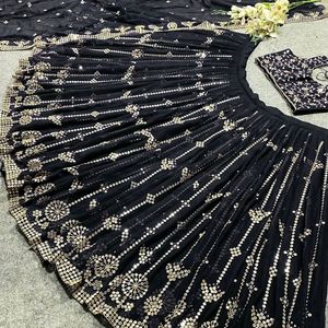 Black Designer Lehenga Choli